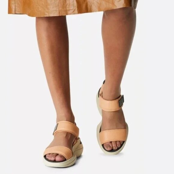 Sorel Women's Faded Spark Leather Explorer Blitz Stride Sandals Size 8 M 2470 - Picture 2 of 16